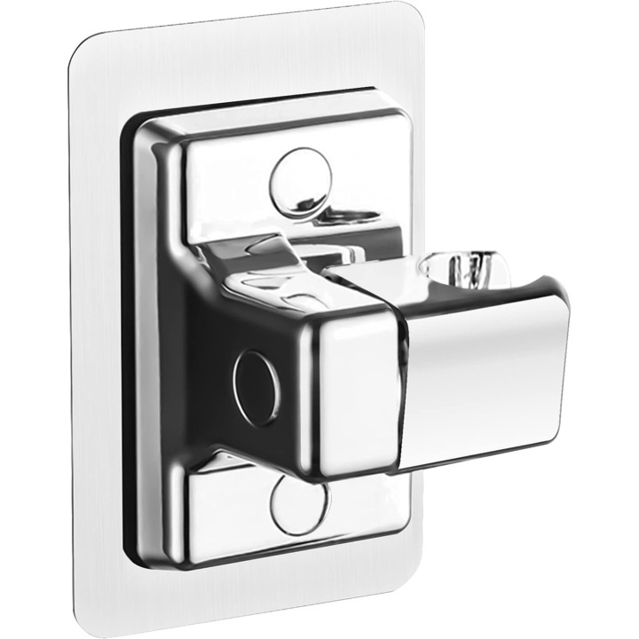 Suport pentru cap de dus reglabil, JENUOS®, Rotatie 360°, Reglabila, Argintiu