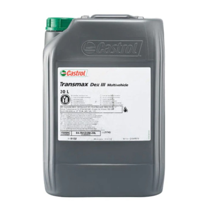 CASTROL Transmax ATF DX III Multivehicle automata sebességváltó olaj, 20 liter, szintetikus