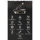 Мултифункционална карта FLEXTOOL, 30 в 1, неръждаема стомана, 90g, черна
