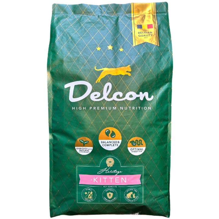 Суха Храна за Подрастващи Котки Delcon Kitten, 8.75кг