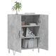Dulap vidaXL, gri beton, 69,5x34x90 cm, lemn compozit, 24.7 kg