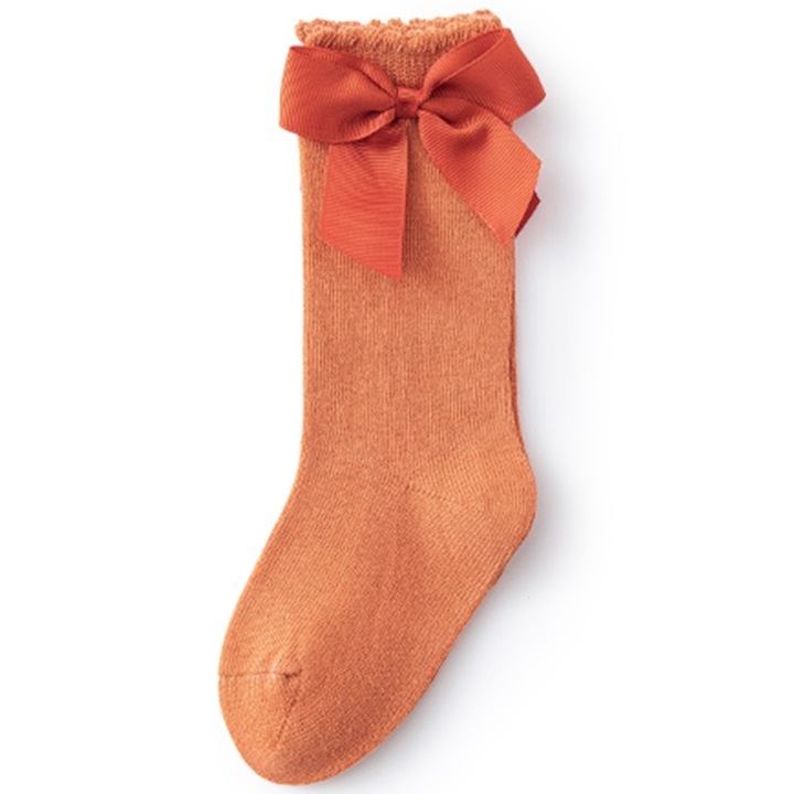 Детски чорапи, Памук, Оранжев, 29 EU