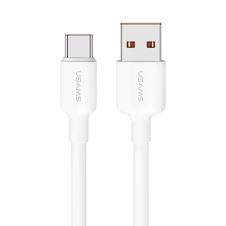 Кабел Usams US-SJ622 USB Type-C, 0.5m, бял