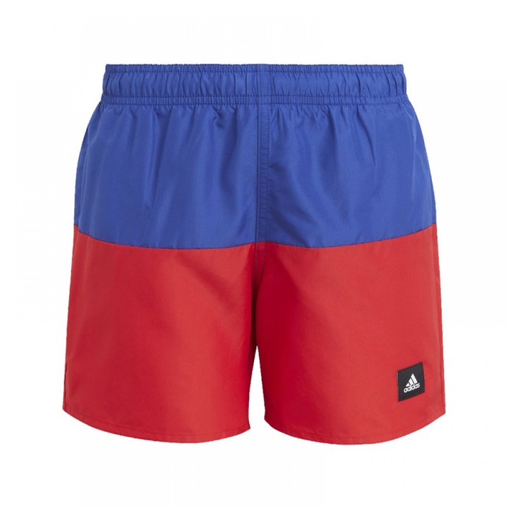 Pantaloni scurti pentru copii poliester, Adidas, Rosu/Albastru