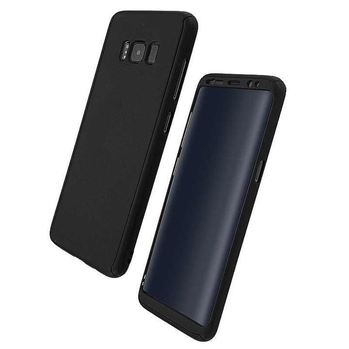 Husa de protectie 360, pentru Samsung Galaxy S8, Negru