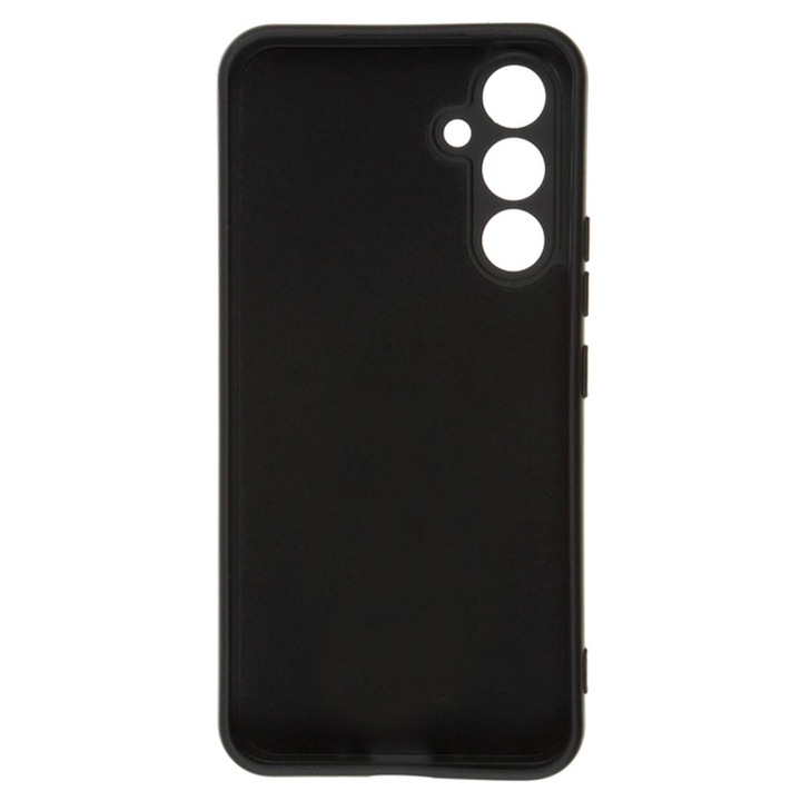 Szilikon mikroszálas burkolat kompatibilis Samsung Galaxy S23 Plus, Prime Deluxe, teljes lefedettség, emelt élek, kameravédelem, fekete