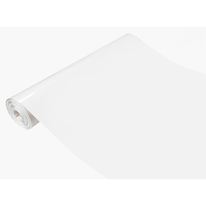 Sticker autocolant pentru mobilier haine, taiate la dimensiune, 45 x 25 cm, DecoMeister®, Model Alb Lucios, F024-045-0025