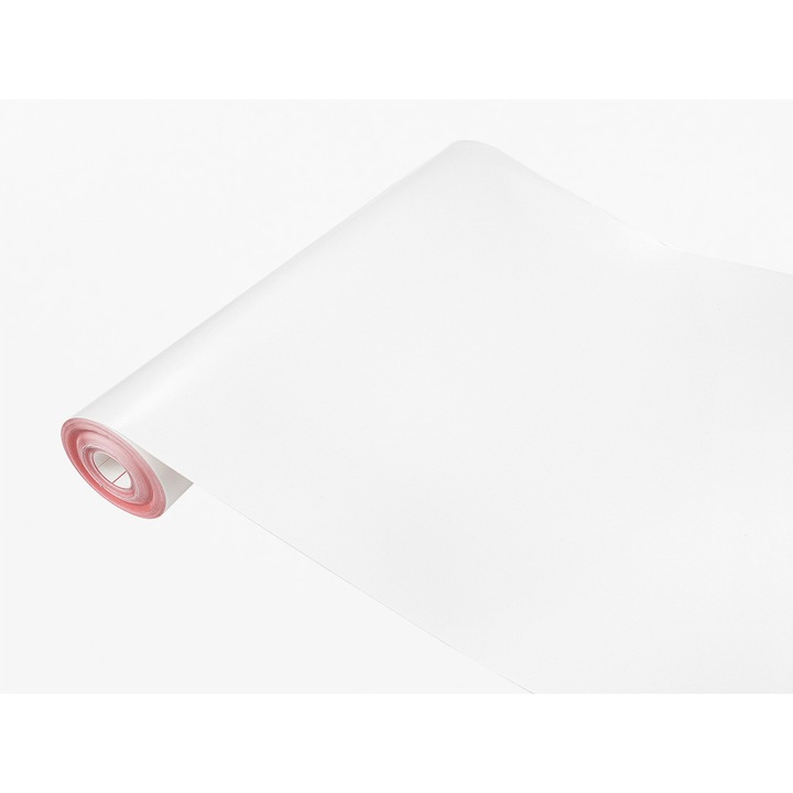 Sticker autocolant pentru mobila, taiate la dimensiune, 90 x 25 cm, DecoMeister®, Model Alb Mat, F047-090-0025