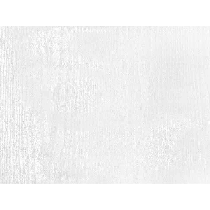 Folie decorativa pentru blat de bucatarie, 45 x 50 cm, DecoMeister®, Model Lemn Alb Lucios, C001-045-0050