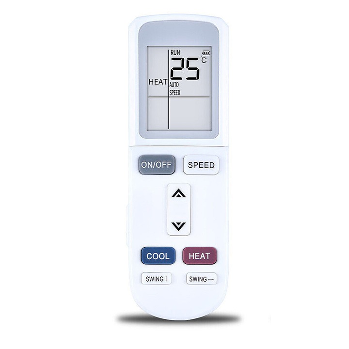 YKR-L/102E Tesla, Aux, Zanussi, Starlight klíma távirányító, utángyártott, PIL1125