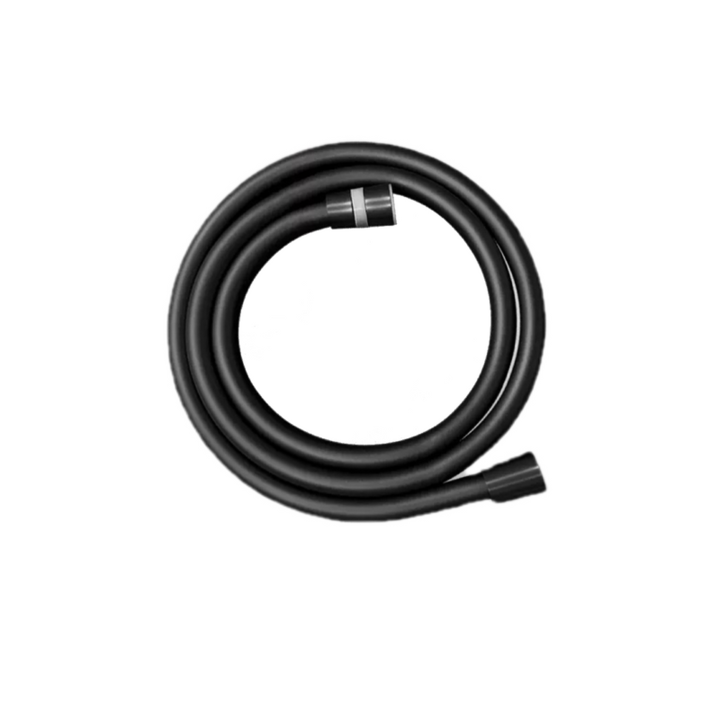 Furtun flexibil de dus, Ferro, PVC, 200 cm, Negru