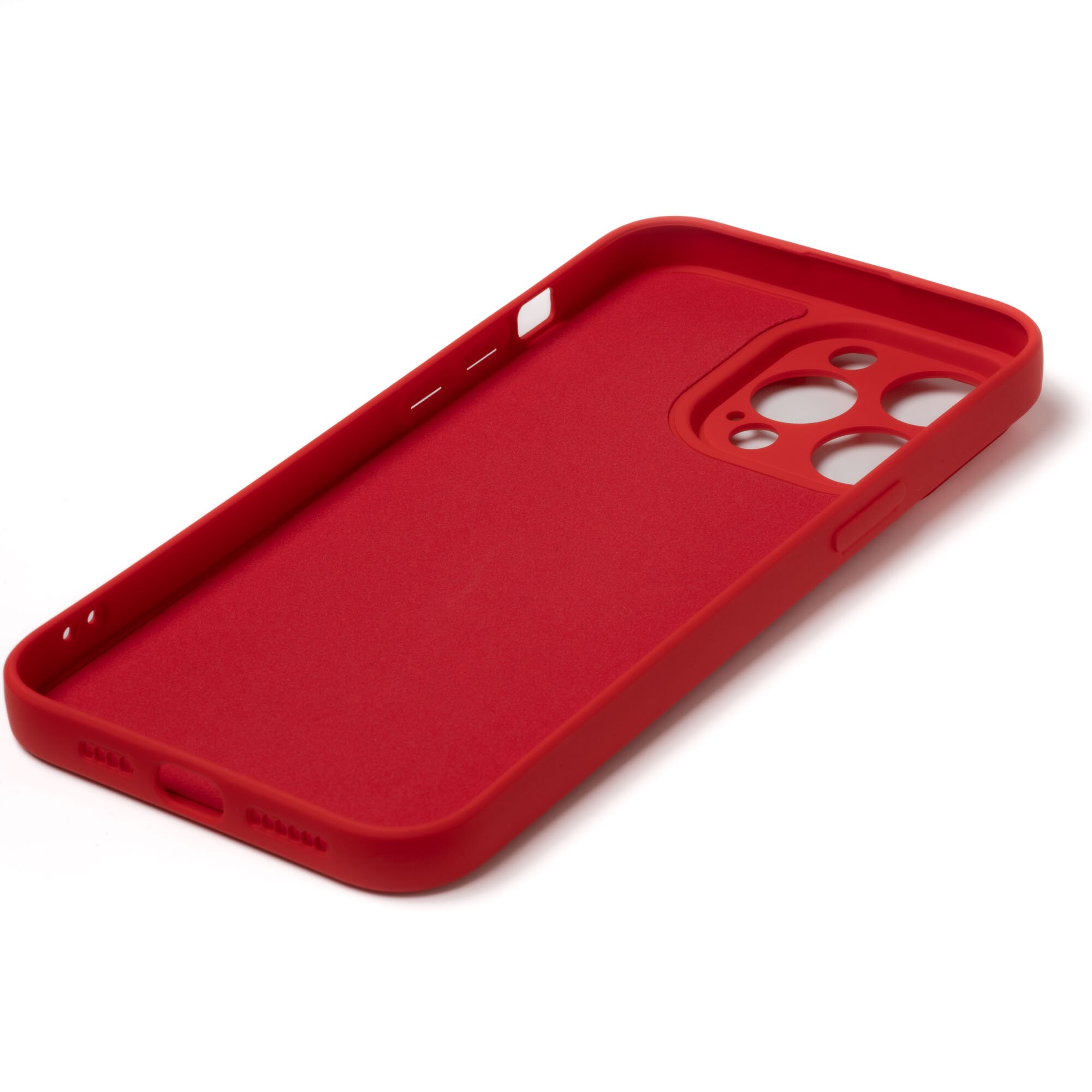 Husa pentru iPhone 14 Pro Max ZAFIT®, cu incarcare Magsafe, Silicon, Rosu