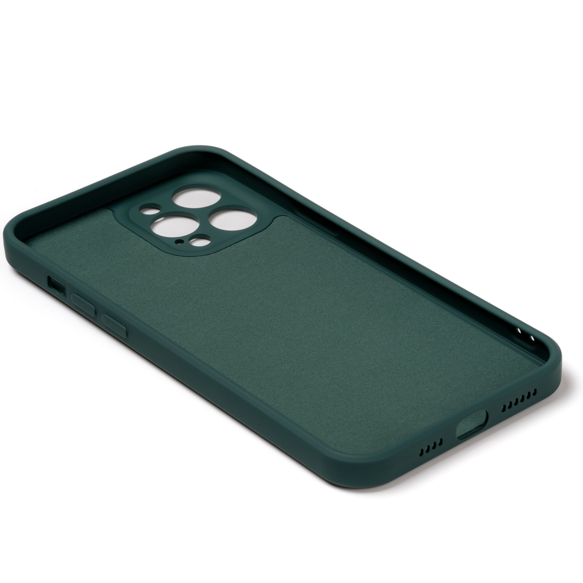 Husa pentru iPhone 12 Pro ZAFIT®, cu incarcare Magsafe, Silicon, Verde