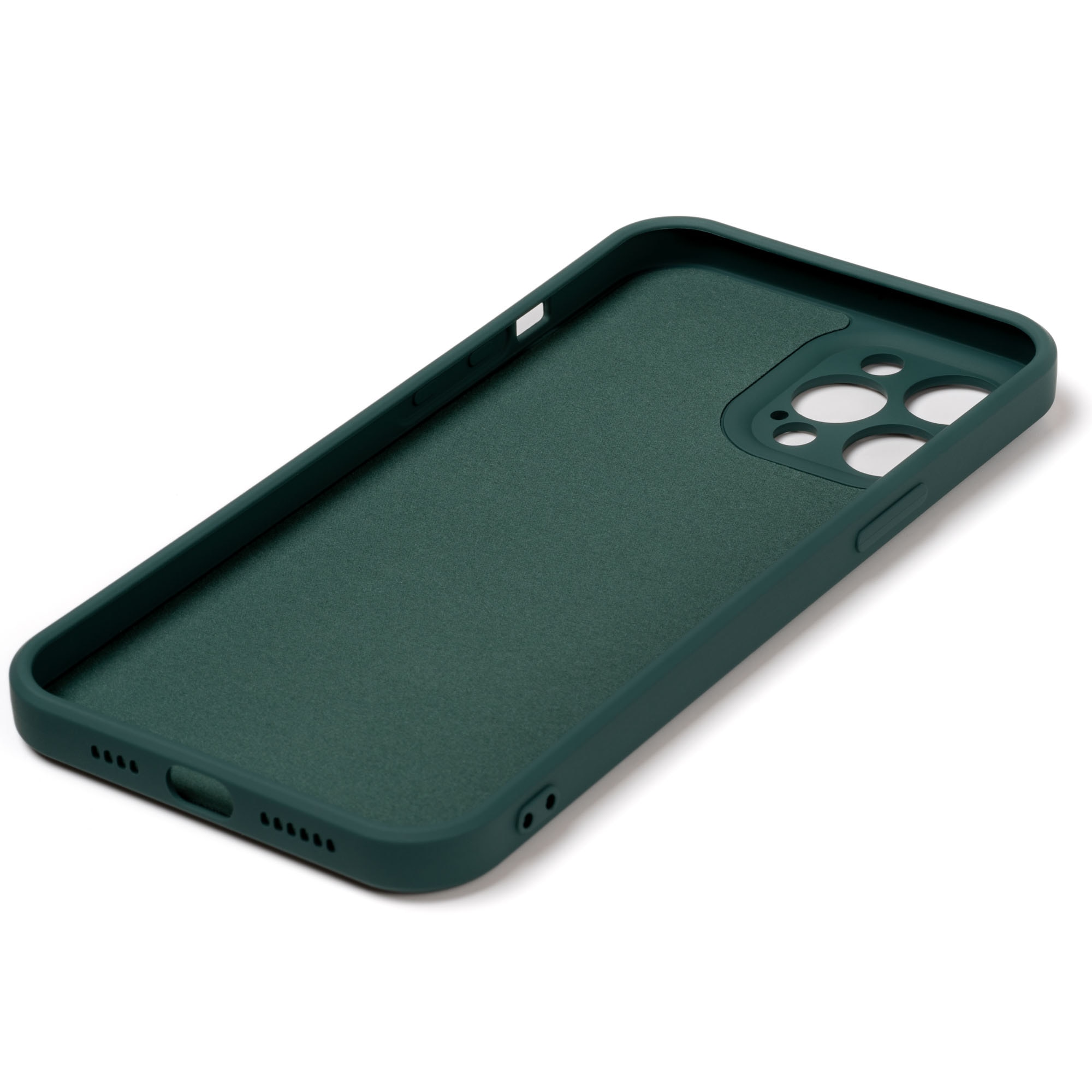 Husa pentru iPhone 12 Pro ZAFIT®, cu incarcare Magsafe, Silicon, Verde