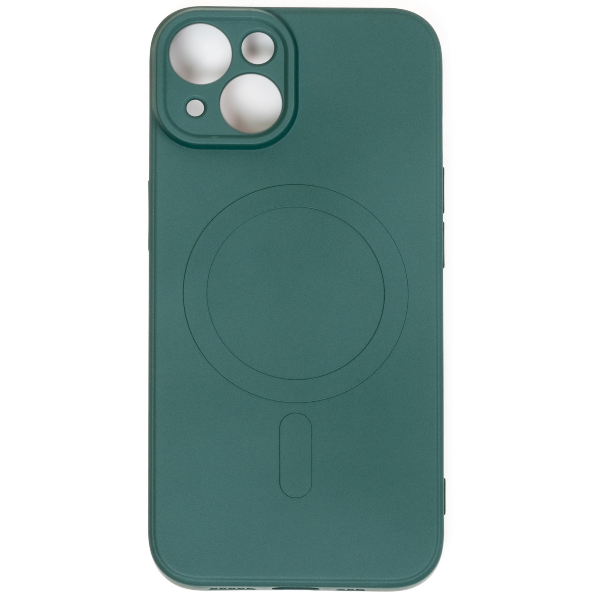 Husa pentru iPhone 15 ZAFIT®, cu incarcare Magsafe, Silicon, Verde