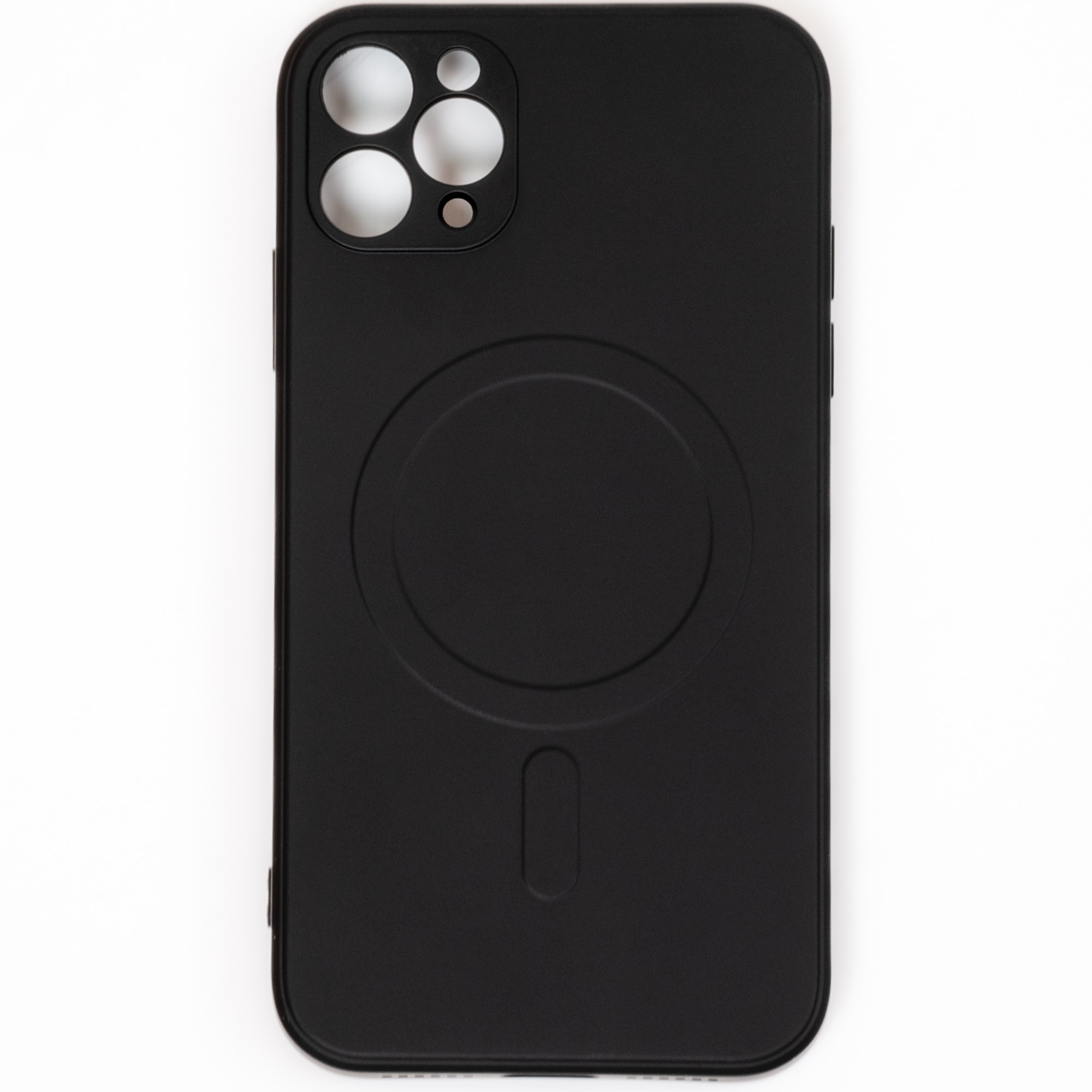Husa pentru iPhone 11 Pro ZAFIT®, cu incarcare Magsafe, Silicon, Negru