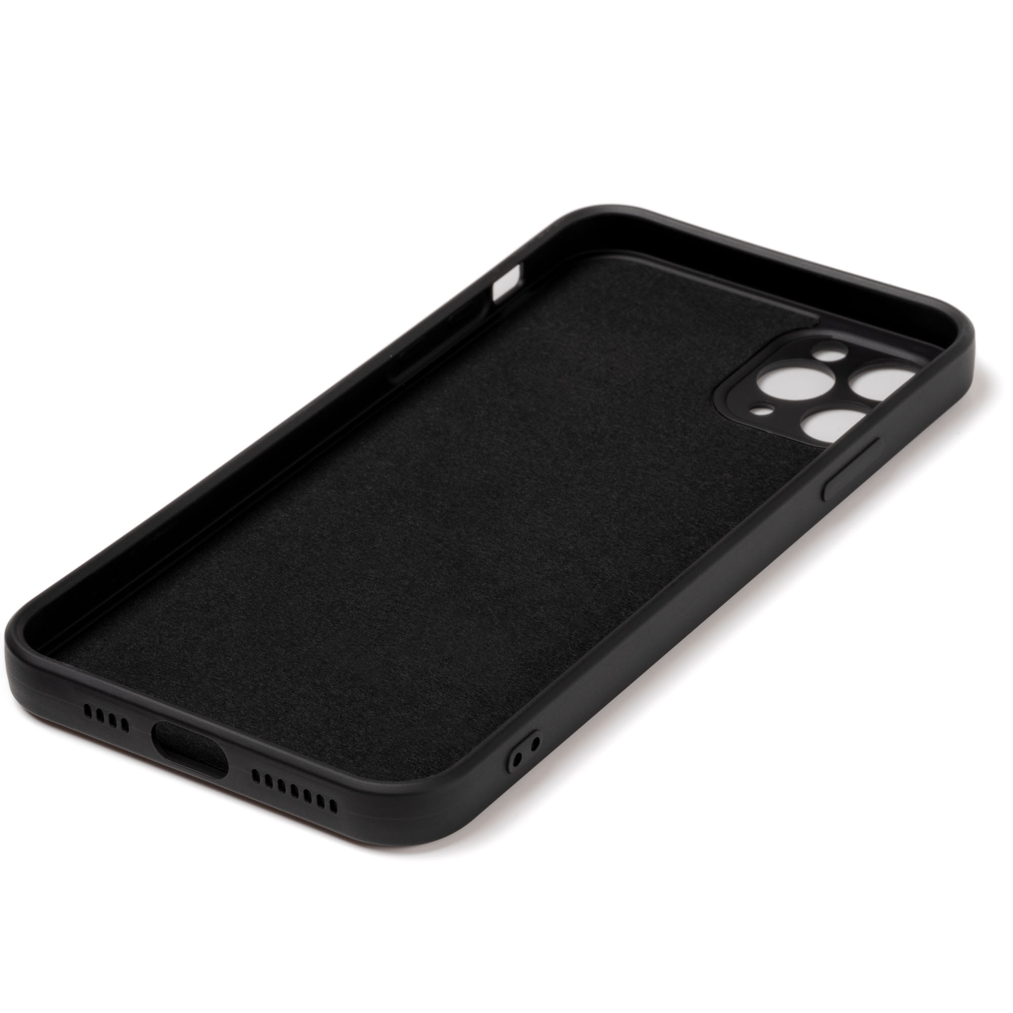 Husa pentru iPhone 11 Pro ZAFIT®, cu incarcare Magsafe, Silicon, Negru