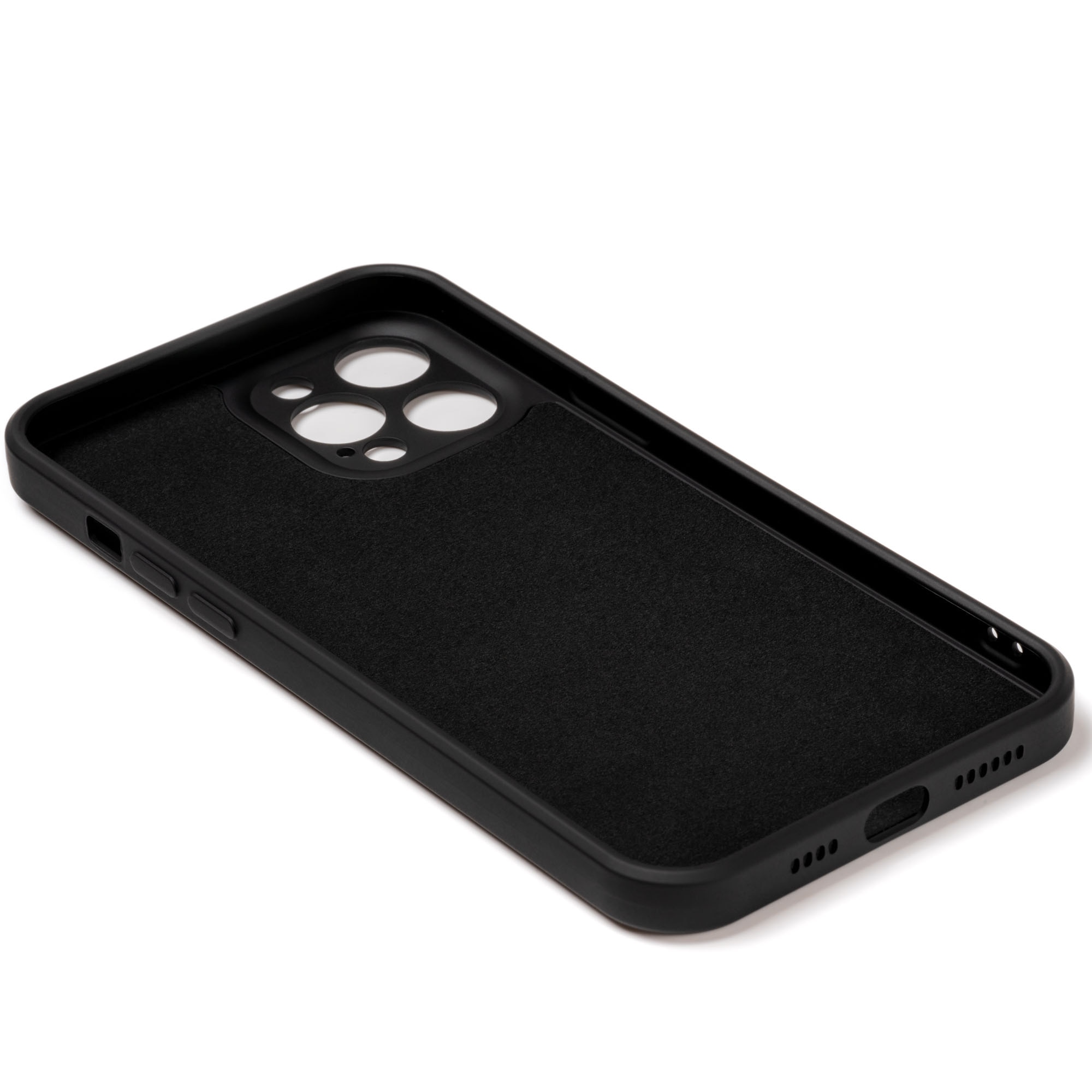 Husa pentru iPhone 12 Pro ZAFIT®, cu incarcare Magsafe, Silicon, Negru