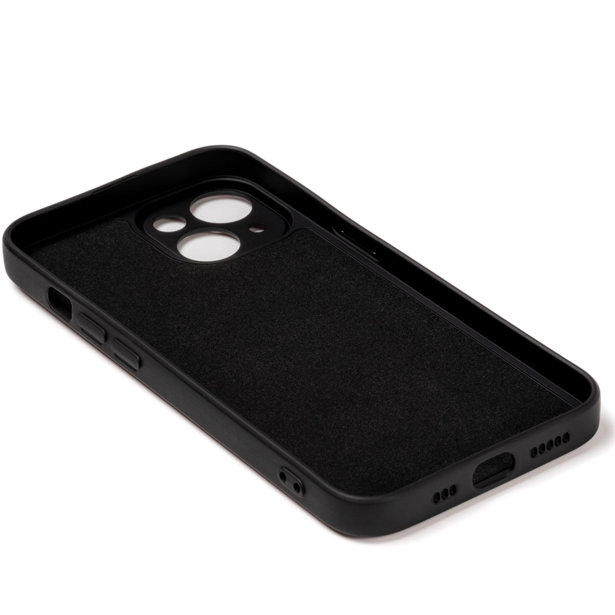 Husa pentru iPhone 15 ZAFIT®, cu incarcare Magsafe, Silicon, Negru