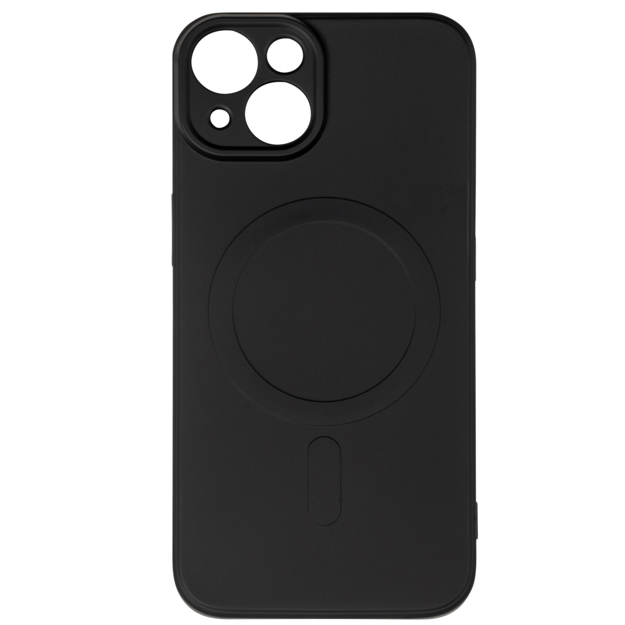 Husa pentru iPhone 15 ZAFIT®, cu incarcare Magsafe, Silicon, Negru