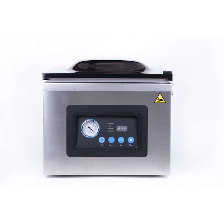 Masina de ambalat in vid, TECHNICA, Platinum Line, 1.1 kW, negru, 567x495x472 mm, set cu accesorii