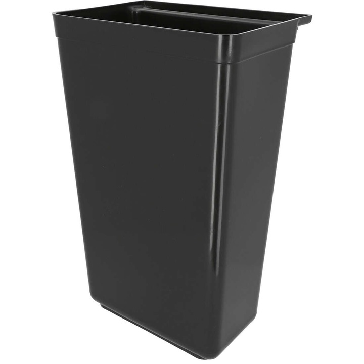 Cos de gunoi pentru carucior ospatar, Technica, Polipropilena, 42l, 33x23x56cm, Negru
