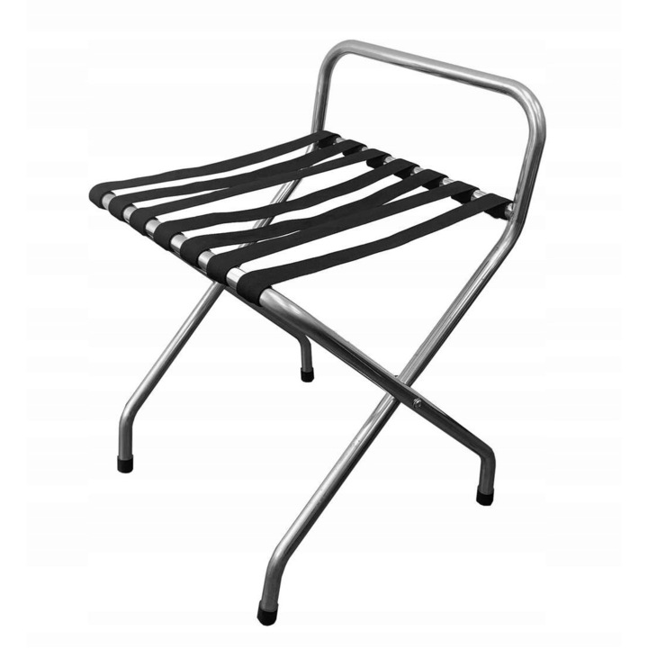 Suport bagaje, TECHNICA, Inox, 550 x 530 x 720 mm, 4 kg, Negru