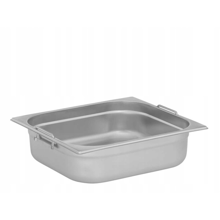 Гастронорм с дръжки, Technica, 2/3 100 мм, инокс