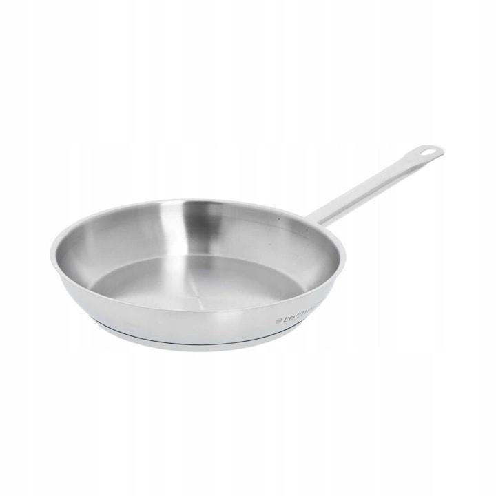 Tigaie universal inductie, profesionale, Technica, 28 cm, 3,1l, otel inoxidabil, fund triplu, manere antiaderente, rezistent la caldura, aragaz pe gaz, aragaz electric, inox