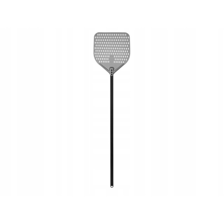 Paleta pizza, TECHNICA, din otel inoxidabil, cu maner din aluminiu, 380°C, patrata, 35,5 x 40,5 x 150 cm, negru