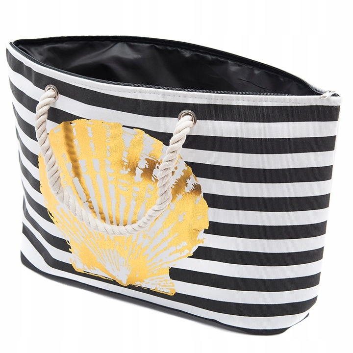 Strandtáska, Evena, Pamut, Cipzárral, Többszínű