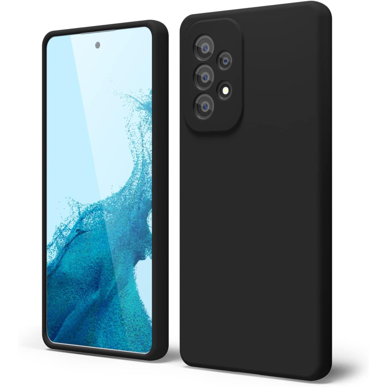 Husa Premium Silicon Soft pentru Samsung A52, Ultra Slim, Protectie sporita, Interior de microfibra, Negru