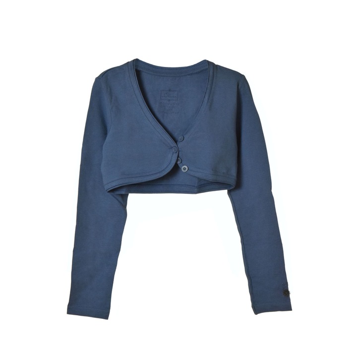 Bolero fete, s.Oliver, Bumbac, 140 cm, Albastru inchis