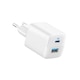 Incarcator retea Anker, "323" 33W, PowerIQ, 1 x USB Type-C, 1 x USB, Alb, "A2331G21"