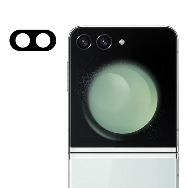 Ütésálló kamerafólia Samsung Galaxy Z Flip5-höz, fekete