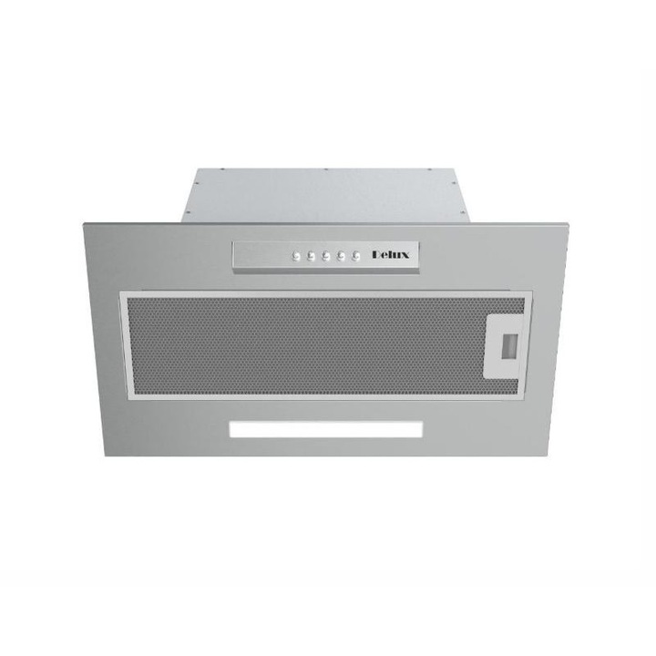 Абсорбатор за пълно вграждане DELUX, 750 м3/час, Inox, LED осветление