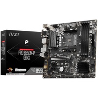 Placa de baza MSI PRO B550M-P GEN3, AMD B550, Socket AM4, mATX