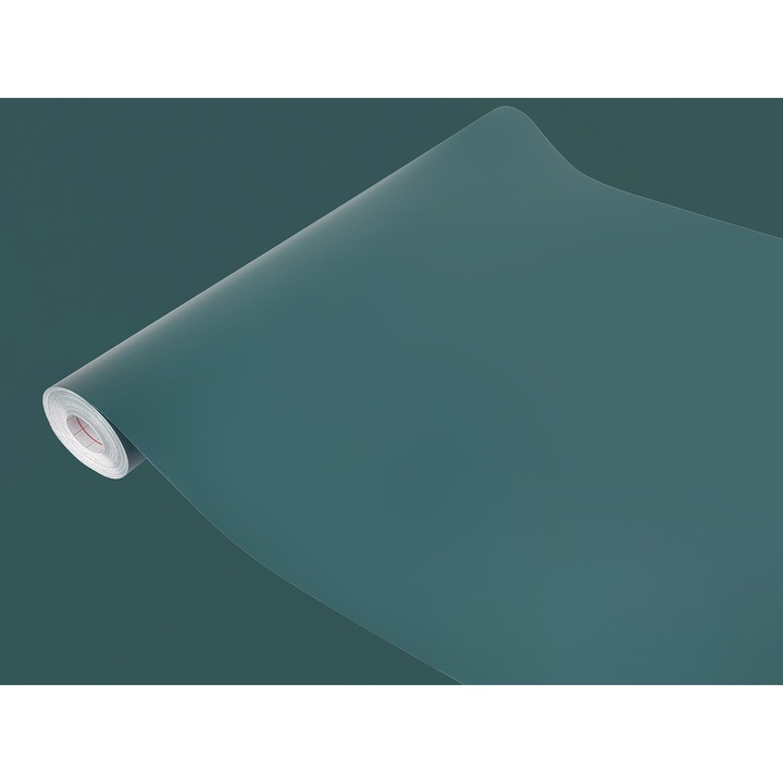 Autocolant mobila de bucatarie, taiate la dimensiune, 67.5 x 25 cm, DecoMeister®, Model Verde-Albastru Mat, F063-067-0025