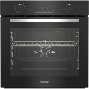 Cuptor incorporabil Arctic ARVIM1430BMP, Electric, 71 l, Autocuratare pirolitica, AeroCooking, Control touch, Gatire 3D, Clasa A, Negru