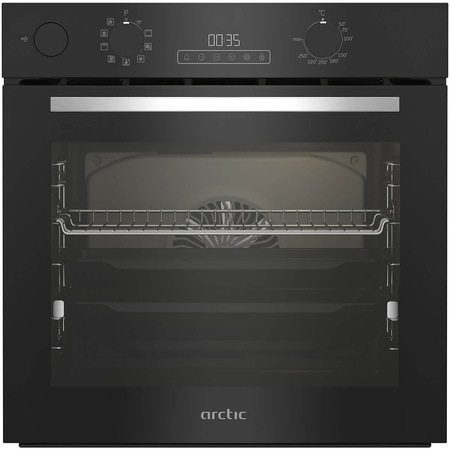 Cuptor incorporabil Arctic ARVIS1430BC, Electric, 71 l, Autocuratare catalitica, Gatire asistata cu abur, Rafturi telescopice, Grill, Clasa A+, Negru