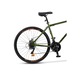 Велосипед MTB-HT, Velours V27305A, Shiming TZ Shifter, 21 скорости, 27,5-инчови колела, дискови спирачки, зелено/черно