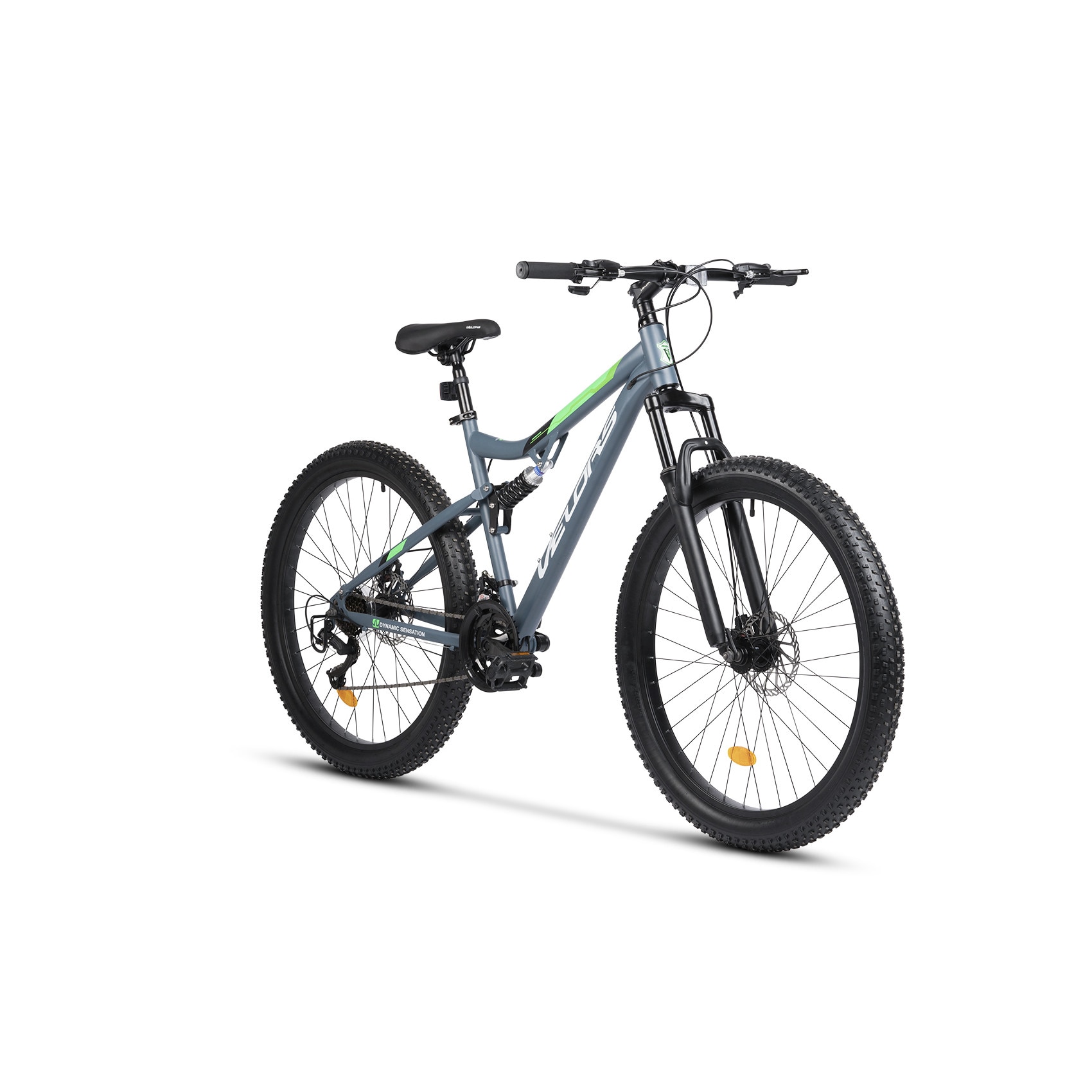 MTB велосипед с 27,5" колела, двойно окачване, последователни лостове ...