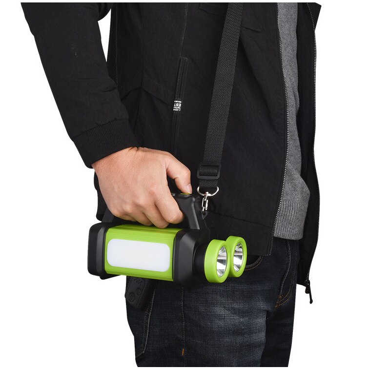 Преносим работен фенер, ABS, акумулаторен, 19x11x12 см - eMAG.bg