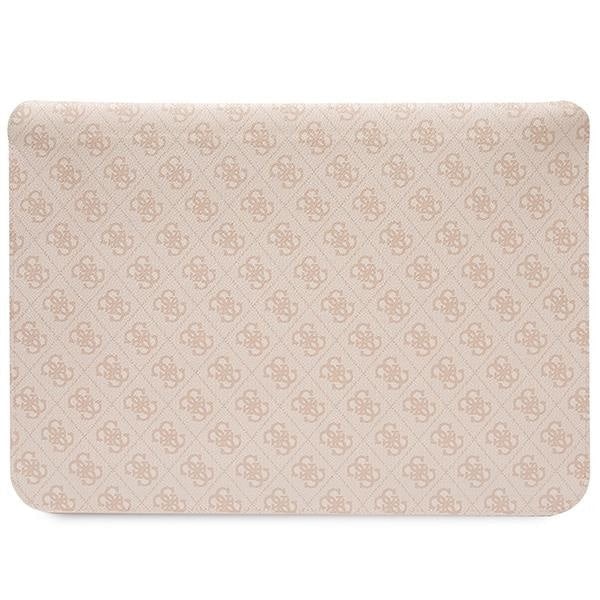 Husa Guess 4G Printed Stripes compatibila cu laptop 14 inch Pink