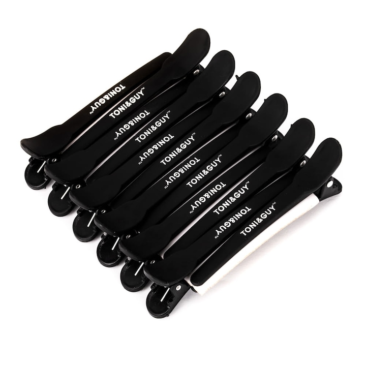 Klasszikus hajcsat, Toni&Guy, Fekete, 12 db