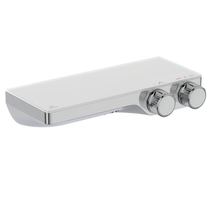 Baterie Ideal Standard Ceratherm S200, Termostatica, Pentru dus, Functie Eco-stop, Alama, Argintiu