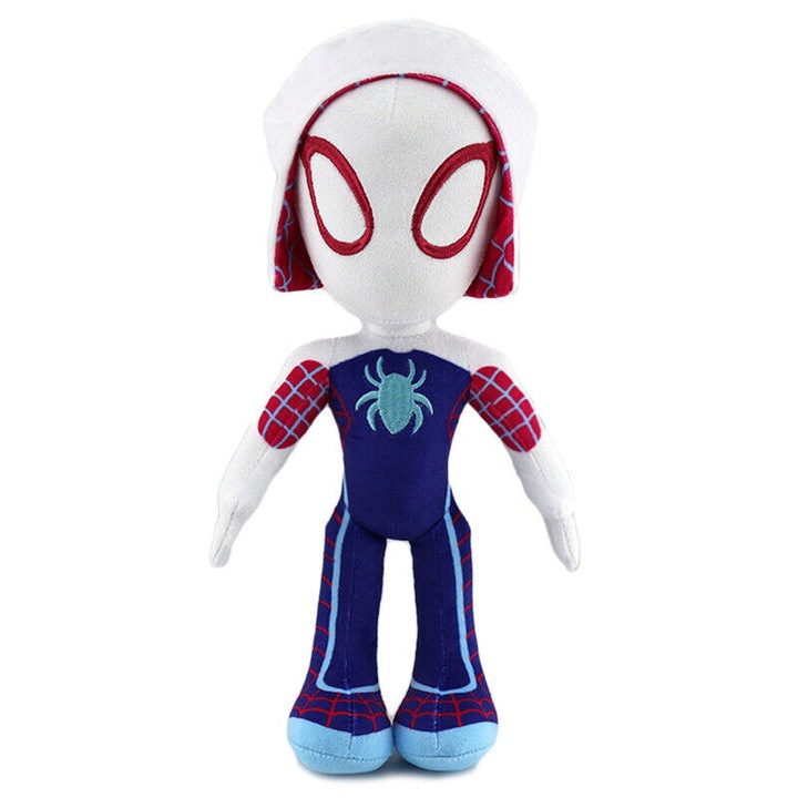 Играчка Spiderman Gwen, Плюшена, Бял, 30 см