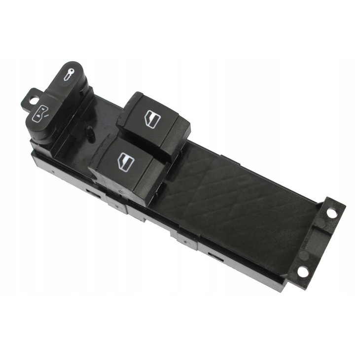 Bloc comutator comanda actionare geamuri electrice, Audi A3 8l Skoda Fabia I Octavia I Seat Alhambra Leon I Toledo II VW Jetta Bora Golf IV Passat B5 Sharan Ford Galaxy, 6 PIN, Rosu Iluminari, ME Premium