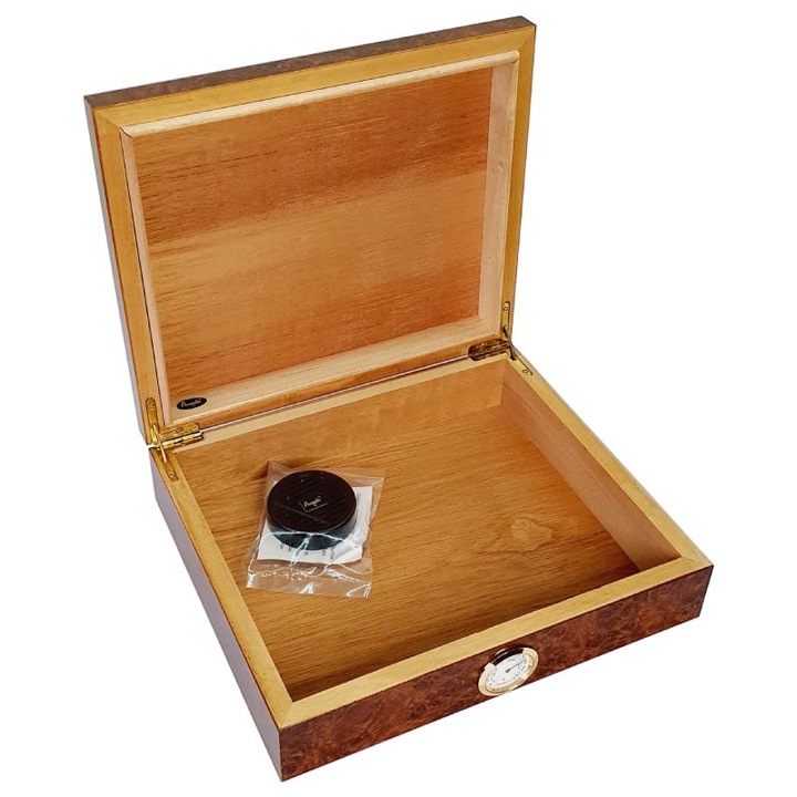 Кутия за Пури Eleon 920170, Хумидор за 10-15 пури, Външен влагомер