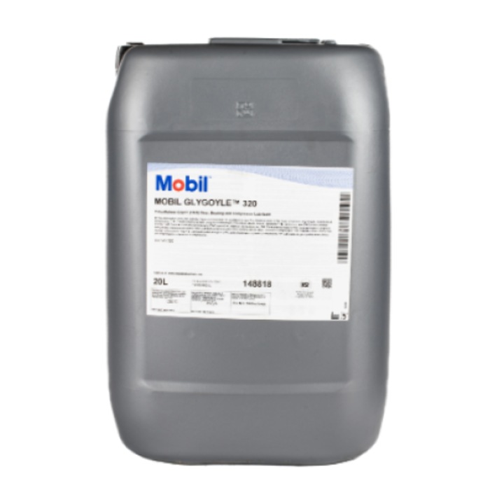 Ulei pentru transmisii, angrenaje si compresoare, MOBIL Glygoyle 320, volum 20 litri, sintetic
